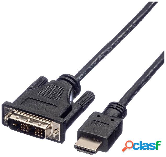 Roline DVI / HDMI Cavo Spina DVI-I 18+1pol., Spina HDMI-A