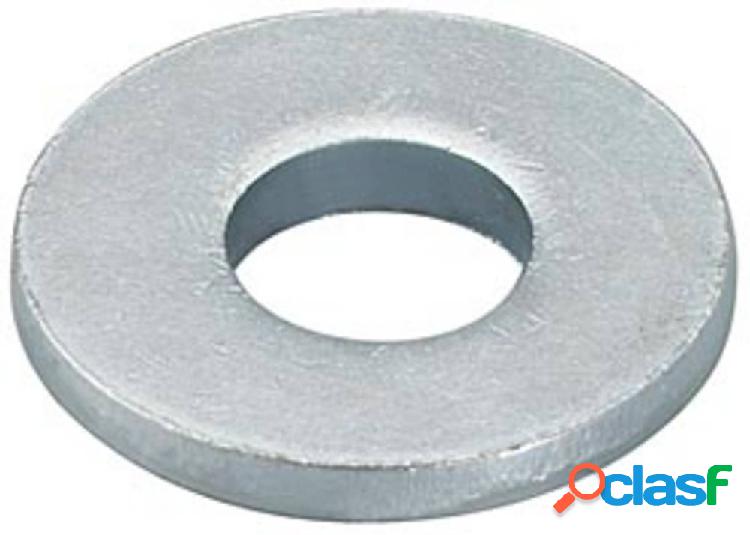 Rondella 10.5 mm 30 mm Acciaio inox A4, antiruggine 100 pz.