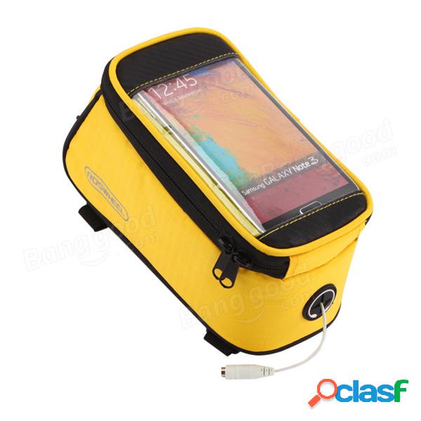 Roswheel sacchetto mobile bicicletta telefono touch screen