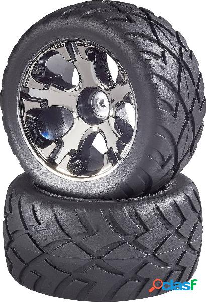 Ruote complete 1:10 Truggy Reely Strada 5 raggi Grigio -