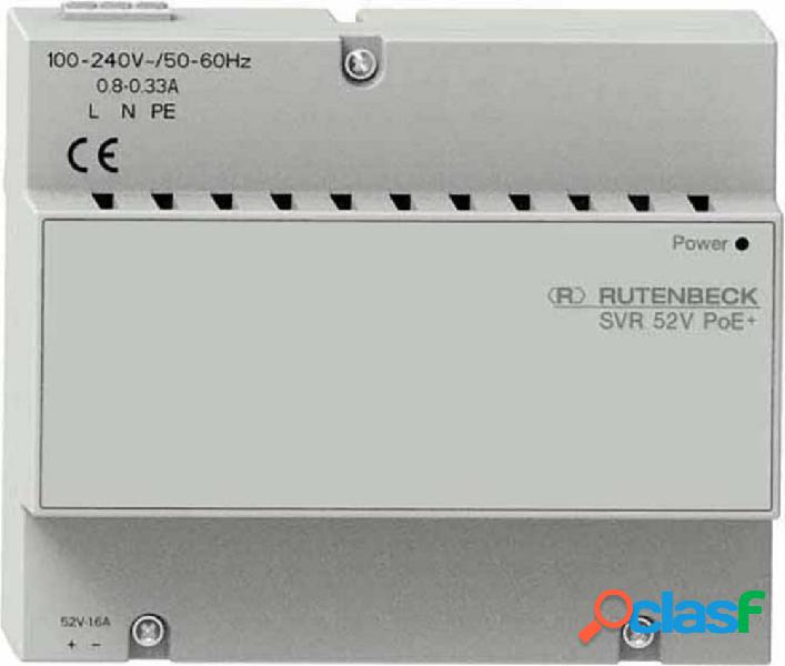 Rutenbeck SVR 52 V PoE+ Alimentatore per guida DIN 52 V/DC