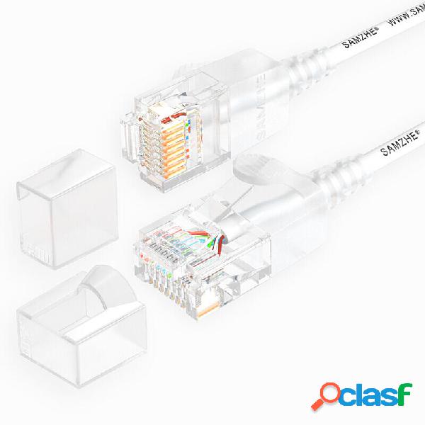 SAMZHE Cavo patch Ethernet Bianco CAT5A Ultrafine CAT5A da