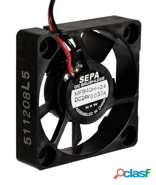 SEPA MFB40H12 Ventola assiale 12 V/DC 185 l/min (L x L x A)