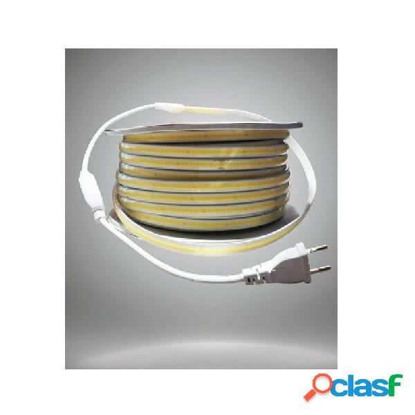 STRISCE LED COB GOMMATA 220V 14W/M 1400LM/M IP65 BOBINA 50