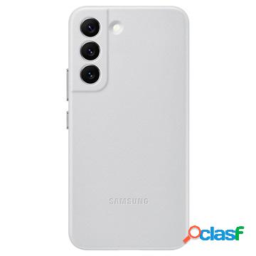 Samsung Galaxy S22 5G Cover in Pelle EF-VS901LJEGWW - Grigio