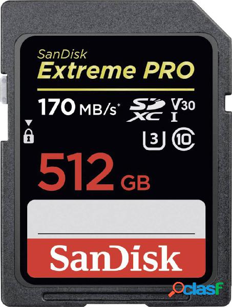 SanDisk Extreme® PRO Scheda SDXC 512 GB Class 10, UHS-I,