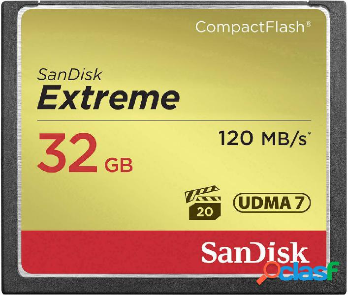 SanDisk Extreme® Scheda CF 32 GB