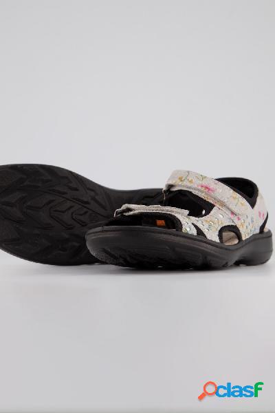 Sandali da trekking Jomos in nappa con design floreale e