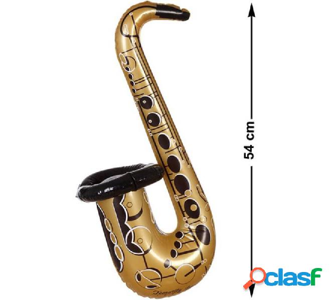 Sax gonfiabile dorato 54 cm