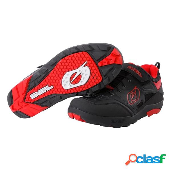 Scarpe Ciclismo ONeal Traverse Flat (Colore: black-red,