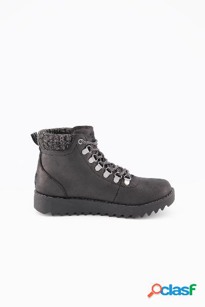 Scarponcini di pelle Skechers con look da alpinista e memory