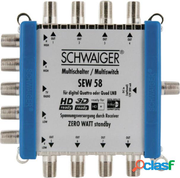 Schwaiger SEW58 531 SAT multiswitch Ingressi (Multiswitch):