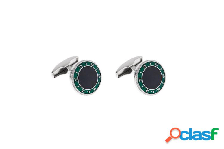 Selezione Zanolli Gemelli argento con ghiera verde e nera