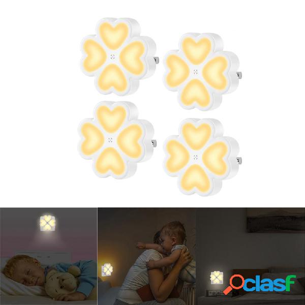 Sensore di luce da 0,5W LED Night Wall lampada Plug-in per