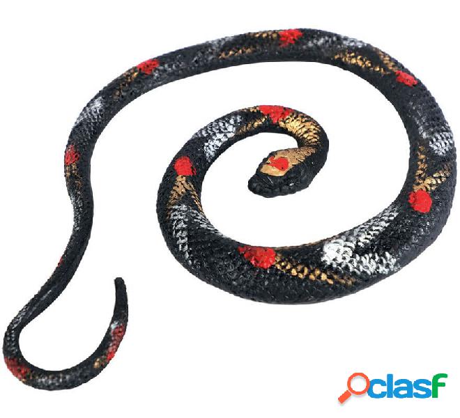 Serpente nera di 96x3 cm