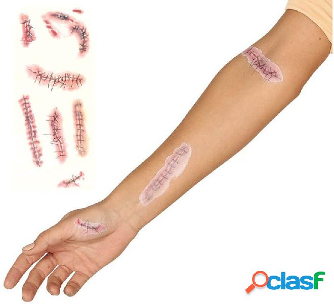 Set di tatuaggio per le ferite false