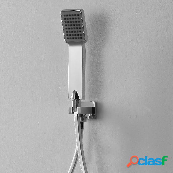 Set duplex ARES con doccetta quadra confort, flessibile