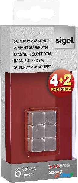 Sigel Magnete SuperDym C5 Strong Cube-Design (L x A x P) 10