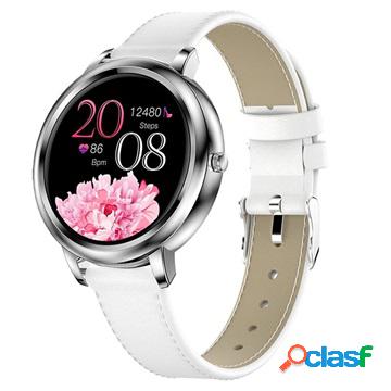Smartwatch Elegante Delle Donne con Frequenza Cardiaca MK20