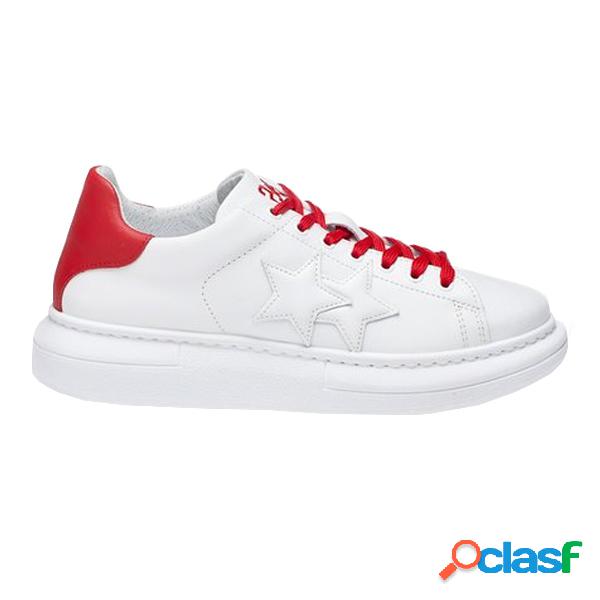 Sneaker 2Star Low (Colore: bianco-rosso, Taglia: 43)