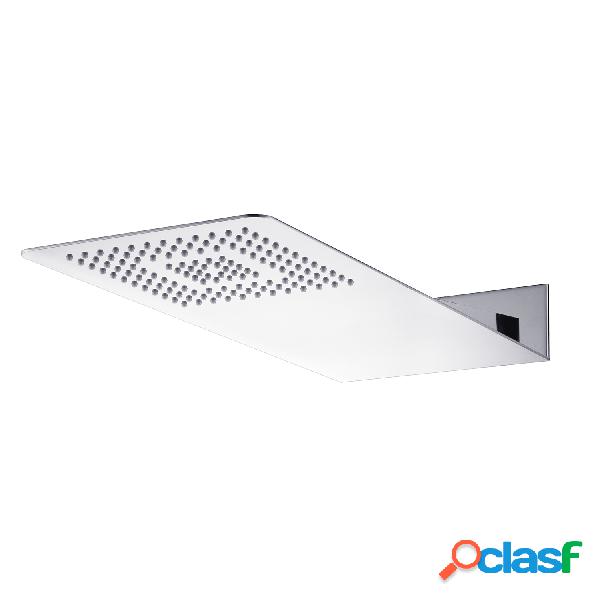 Soffione doccia rettangolare 50x22 in acciaio inox spessore