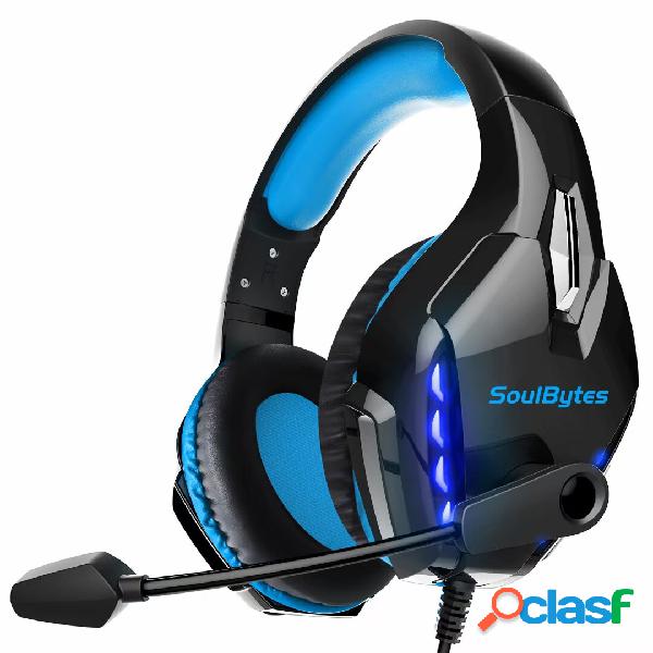 Soulbytes S11 Gaming cuffia RGB Light Noise Cancelling