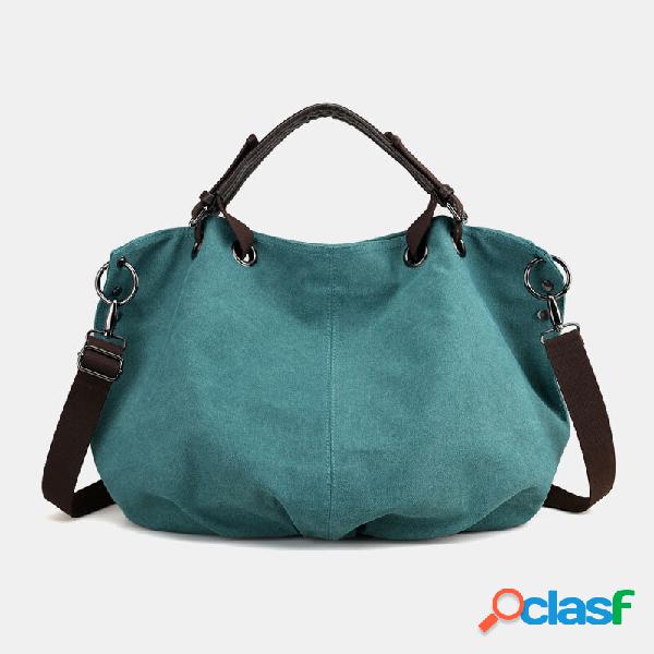 Spalla Borsa della borsa della tela dellannata delle donne