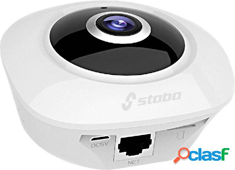 Stabo indoorcam_fisheye 360° 51094 LAN, WLAN IP Videocamera