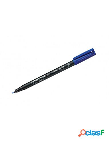 Staedtler - Penna Lumocolor Punta Fine 0.6 Blu Cf.10