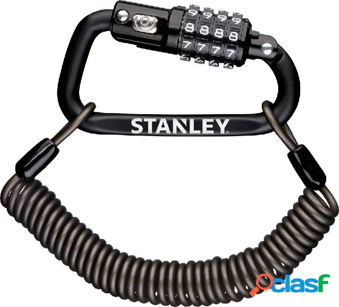 Stanley S744-030 Lucchetto a cavo Nero Lucchetto a codice