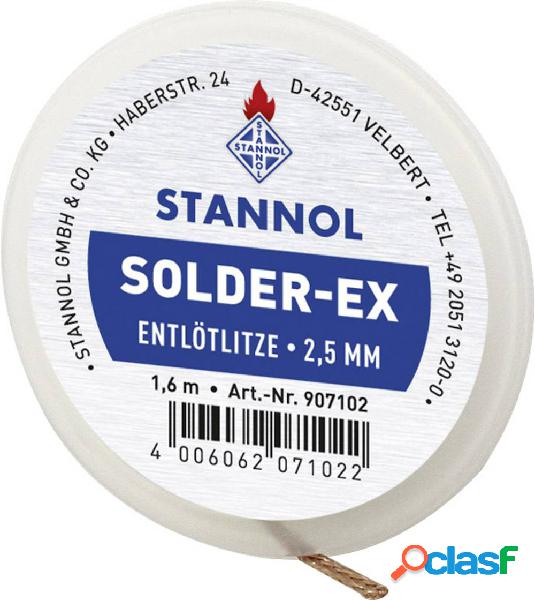 Stannol Solder Ex Treccia Lunghezza 1.6 m Larghezza 1.0 mm