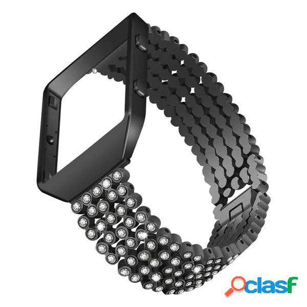 Strap + Frame Replacement Wrist Bracelet Banda per Fitbit