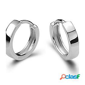 Stud Earrings Huggie Earrings Ladies Elegant Sterling Silver