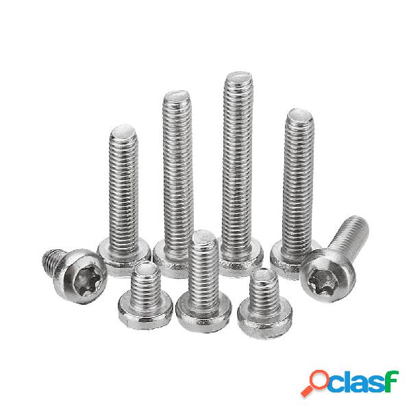 Suleve ™ M3ST1 50Pcs M3 Inserto Torx Vite Acciaio