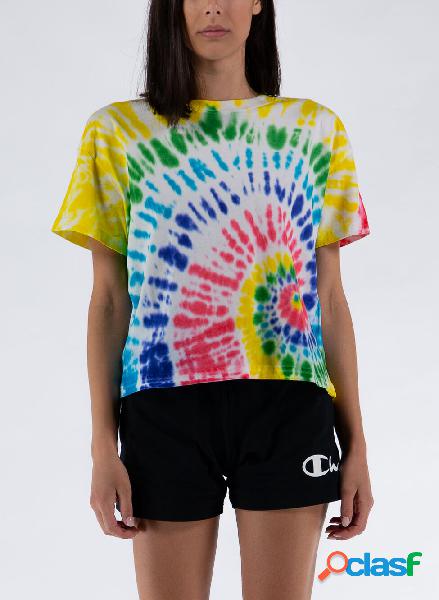 T-SHIRT COLOR RAVE ALL OVER CROP