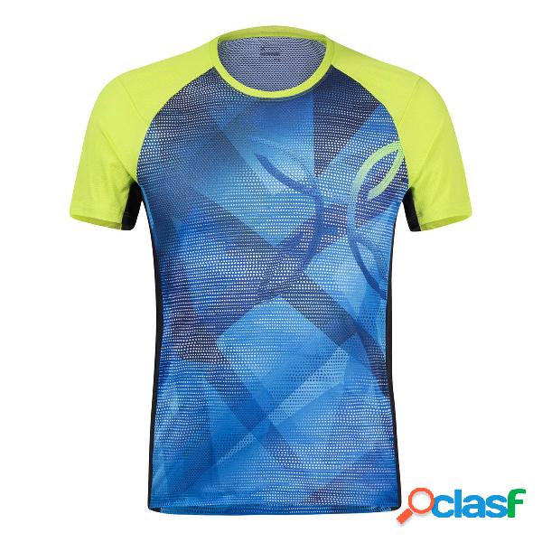 T-Shirt Montura Ghost (Colore: blu ottanio-verde lime,