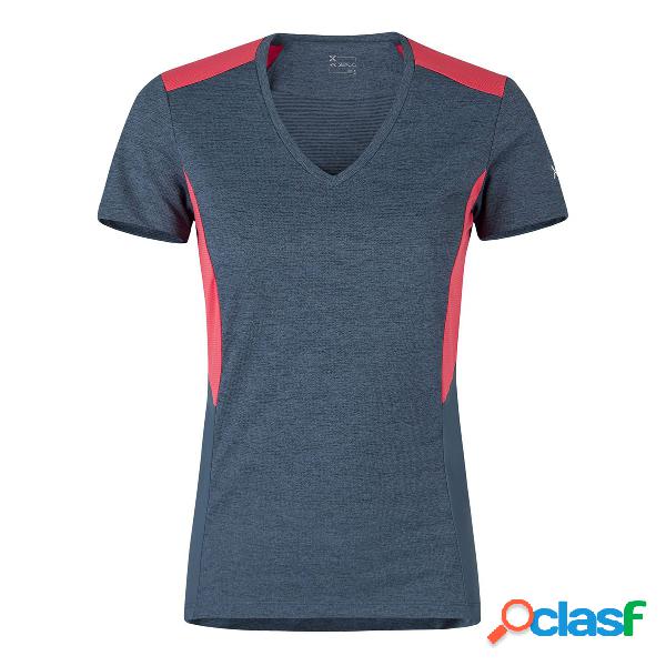 T-Shirt Montura Outdoor Domino (Colore: blu cenere-rosa