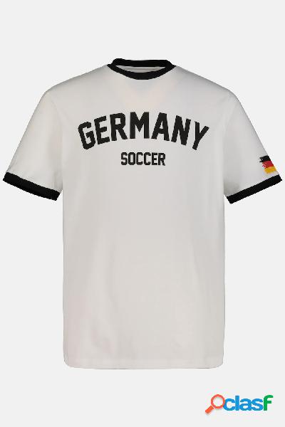 T-shirt, GERMANY, motivo calcistico, mezze maniche, Uomo,