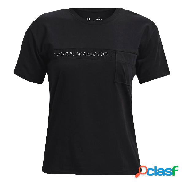 T-shirt Under Armour Pocket Mesh Graphic (Colore: Black,