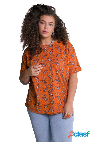 T-shirt dal taglio oversize con scollo a girocollo, mezze