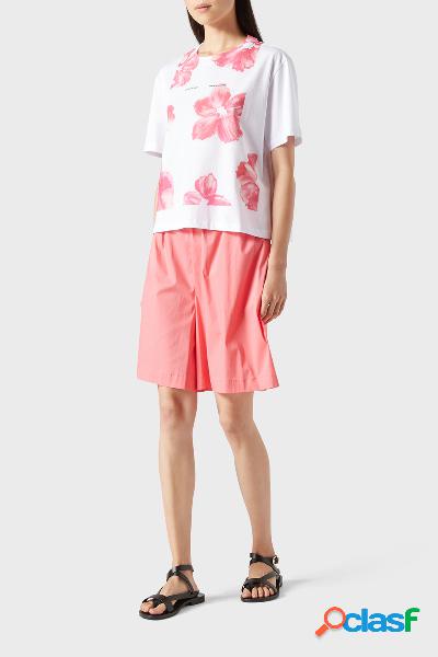 T-shirt-fiori-logo-cotone