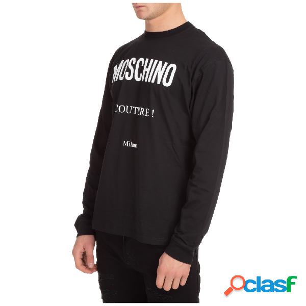 T-shirt maglia maniche lunghe girocollo uomo