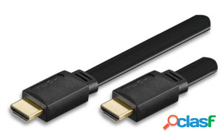 TECHly HDMI Cavo Spina HDMI-A, Spina HDMI-A 1.00 m Nero