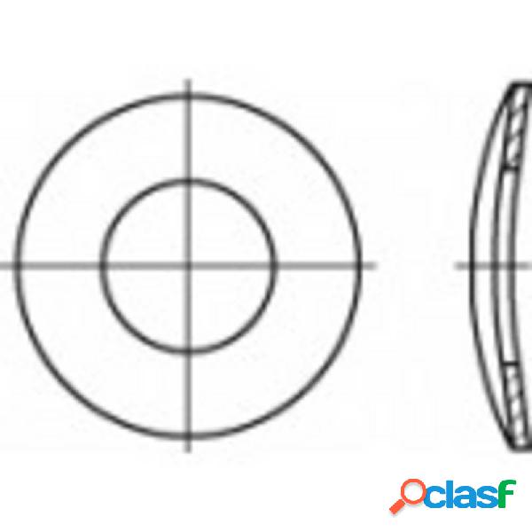 TOOLCRAFT 105934 Rondelle elastiche Diam int: 19 mm DIN 137