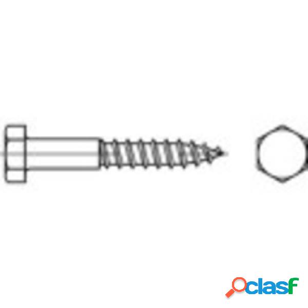 TOOLCRAFT 109311 Viti testa esagonale 8 mm 140 mm Esagonale