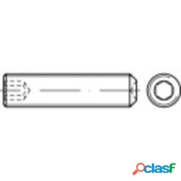 TOOLCRAFT 118610 Grano filettato M10 16 mm Acciaio 200 pz.