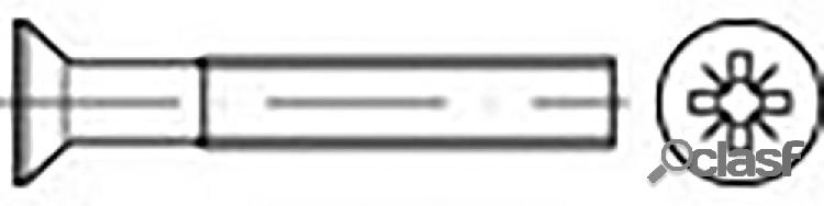 TOOLCRAFT TO-6863367 Viti svasate M3 35 mm A croce Pozidriv