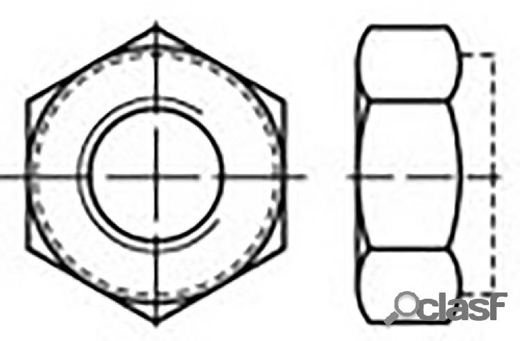 TOOLCRAFT TO-6864423 Dadi esagonali M8 DIN 980 Acciaio