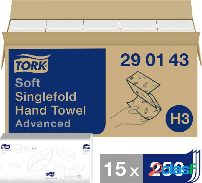 TORK 290143 Asciugamani di carta (L x L) 23 cm x 22.60 cm