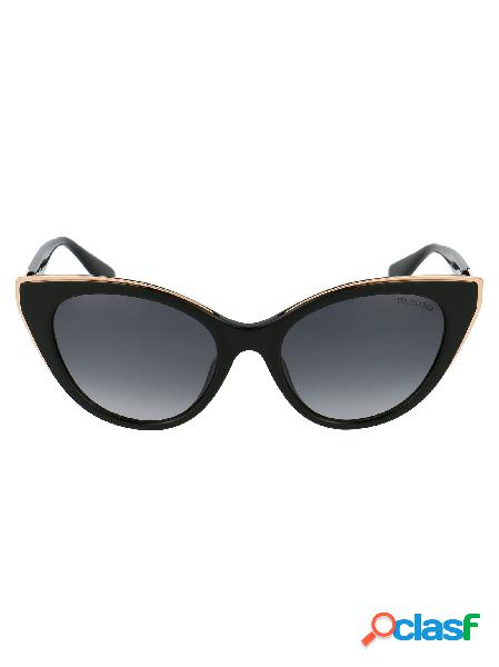 TRUSSARDI OCCHIALI DA SOLE DONNA STR3730700 ACETATO NERO
